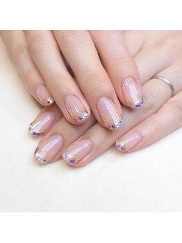 ピオニーネイル(peony nail)/シェルフレンチ
