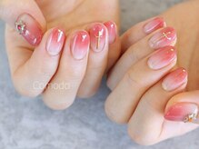 ネイル アトリエ コモード(nail atelier Comodo)/エアグラデ [血色Red]