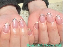 ビューティフルムーン ネイル 本厚木(Beautiful Moon Nail)/ストーンフレンチ