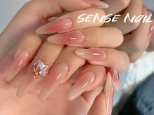 センスネイル 池袋店(Sense Nail)/キラキラチークネイル