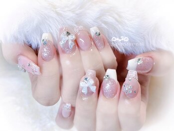 ラベンダーネイル(Lavender nail)の写真/やりたいデザインを形に！好きなパーツ・カラーを詰め込める◎≪６本アート♪持ち込みデザイン☆￥8,780≫