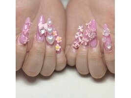 スカルプ☆パーツネイル¥17500