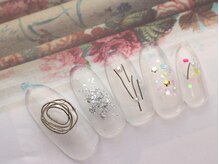 ネイルサロン ティディ(TIDY)/ワイヤー/春夏クリア 