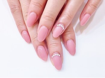 ネイルコレクション ピンク(Nail Collection Pink)/ジェル＋プチアート2本