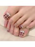 ＊FOOT＊定額こだわりアート（フットバス・甘皮ケア付き）120分　¥14300