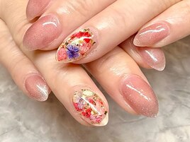 フラッシュ+ドライフラワー秋色