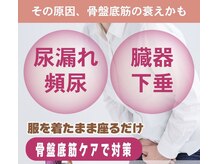 ピーチ鍼灸整体治療院(Peach鍼灸整体治療院)の雰囲気（頻尿/尿もれ/臓器下垂/ぽっこりお腹/ヒップアップに効果的！！）