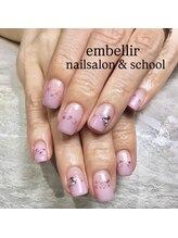 アンベリール ネイルサロンアンドスクール(embellir)/ロマンティックネイル