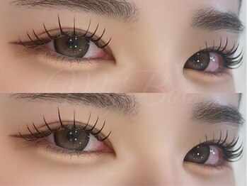 マイブー(My Boo)の写真/束感仕上げも人気!【フラットラッシュ120本¥8400/ボリュームラッシュ240本¥10000】伏し目でも綺麗なカ-ル♪