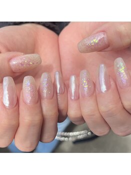 オーロラネイルうるキラネイル♪