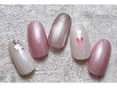 プリティハートネイル