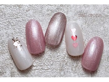 プリティハートネイル