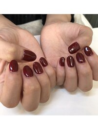 ワインレッドカラー
