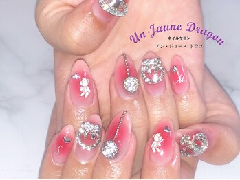 アン ジョーヌドラゴ/【自爪ネイル】チークネイル