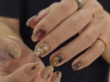 アイネイルズ 吉祥寺店(I nails)/モード秋色個性派ネイル