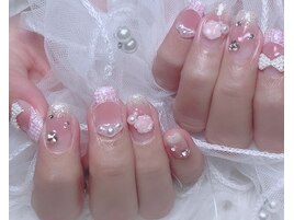 チーク　ツイード　フレンチ