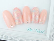 ビーネイル(Be NaiL)/春色タイダイネイル