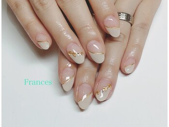 フランセス(Frances)/メタリックライン　斜めフレンチ