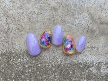 ネイルドッグ(NAIL DOG)/隠れ押し花ネイル♪