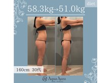 ボディエステティック アクアオーラ 高岡店/ほっそりスタイルアップ♪