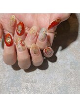 アティックネイルアトリエ(attic nail atelier)/和柄手描きネイル★