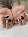 秋ネイル☆¥9000