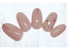 アルセア 上野御徒町店(Alcea)/ハートネイル　シンプル　ラメ