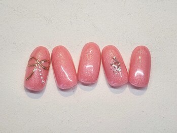 リボンでガーリーに♪