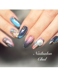 個性派ネイル