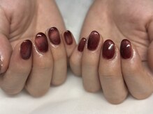 ネイルビジョルノ つくばみどりの店(Nail Begiorno)/マグネットネイル　ワンカラー