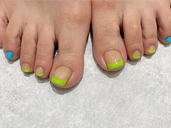 ネオンカラーフレンチ