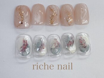リッシュネイル 新百合ヶ丘店(riche nail)/シンプルアートコース