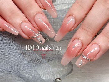 ハロ(Halo)の写真/こんなネイルにしたかった！を形に。パーツ1500種以上×高技術で、“好き”を詰め込んだモテ可愛ネイルに♪