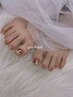 【ジュニアネイリスト限定クーポン】フットマグネットネイル ¥4,000