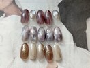 秋ニュアンスネイル