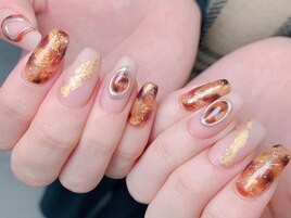 べっ甲ネイル☆