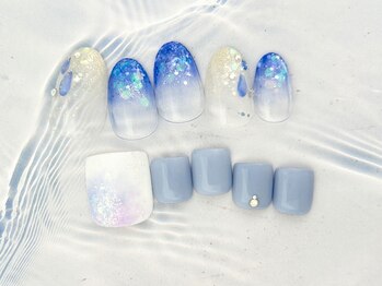 ネイルサロン アビー 宮益坂店(abbie)/梅雨ネイル◇¥13431/¥11506