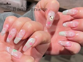 ドリーミーカラー推し活ネイル