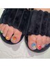 【ジェルネイル】FOOT10本アートし放題★