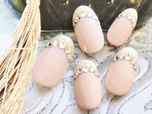 ミューク(myuk)/フレンチ / ラメ / ストーン