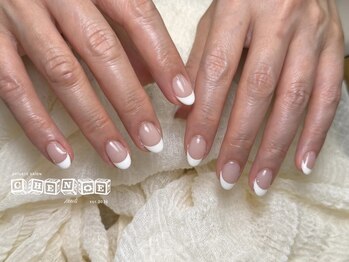 シェノエ ネイルズ(Chenoe Nails)/シンプルフレンチネイル