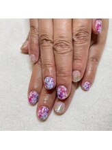 ハンスム 下北沢(Hansum)/フラワーシンプルネイル