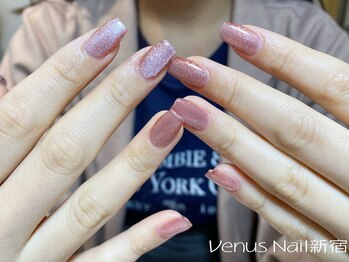 ヴィーナスネイル(Venus Nail)/長さだし+マグネットネイル