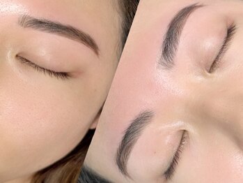 フラックスアンドビューティー(flax&BEAUTY)の写真/眉毛のお悩み解決☆お顔の印象UPの【眉毛パーマ×美眉スタイリング】で立体的な顔立ちに♪メンズOKサロン◎
