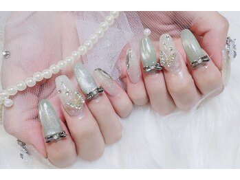 ワンホン風ネイル