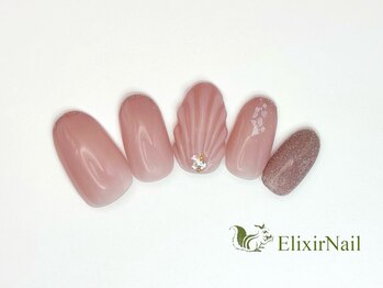 エリクサーネイル 神田(Elixir Nail)/シンプル /クーポン使用