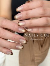 ネイルズキュー(NAILS CUE)/秋ネイル/ブラウン/テラコッタ