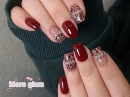 秋冬ネイル　エレガントデザイン