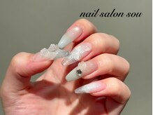 ネイルサロン ソウ 京橋店(Nail Salon Sou)/クリアチークネイル
