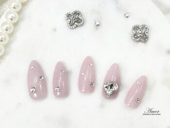 まつげエクステアンドネイルサロン アモル 恵比寿店(Amor)/定額ワンホン韓国ネイル　8900円